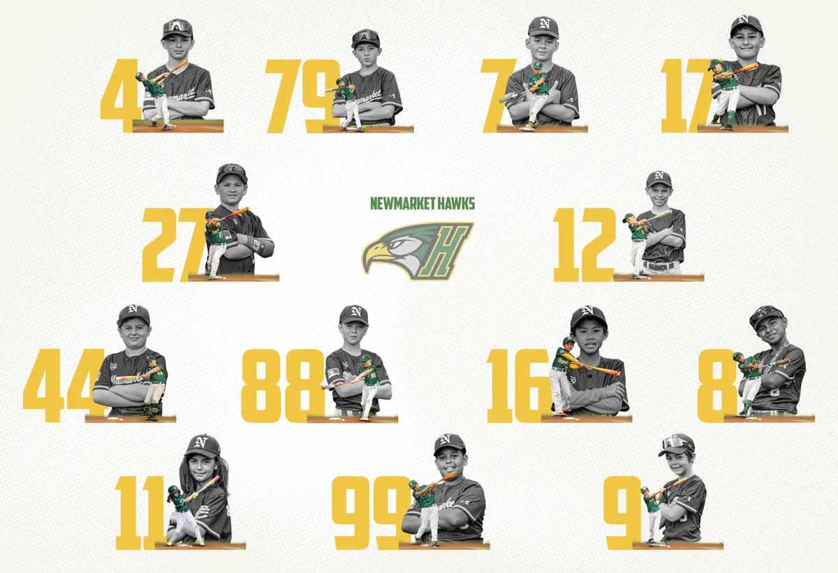 Custom 13x19 sports graphic poster printed on site by Triple M Frames